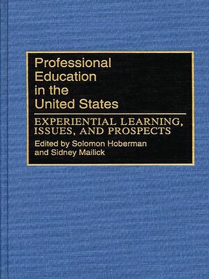 cover image of Professional Education in the United States